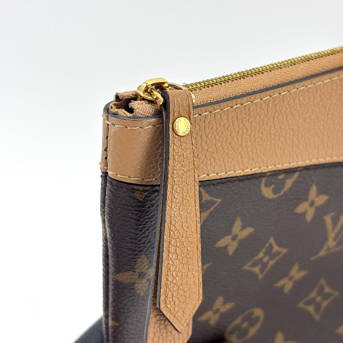 Louis Vuitton Daily Pouch Monogram Canvas, Brown, Canvas, Clutch
