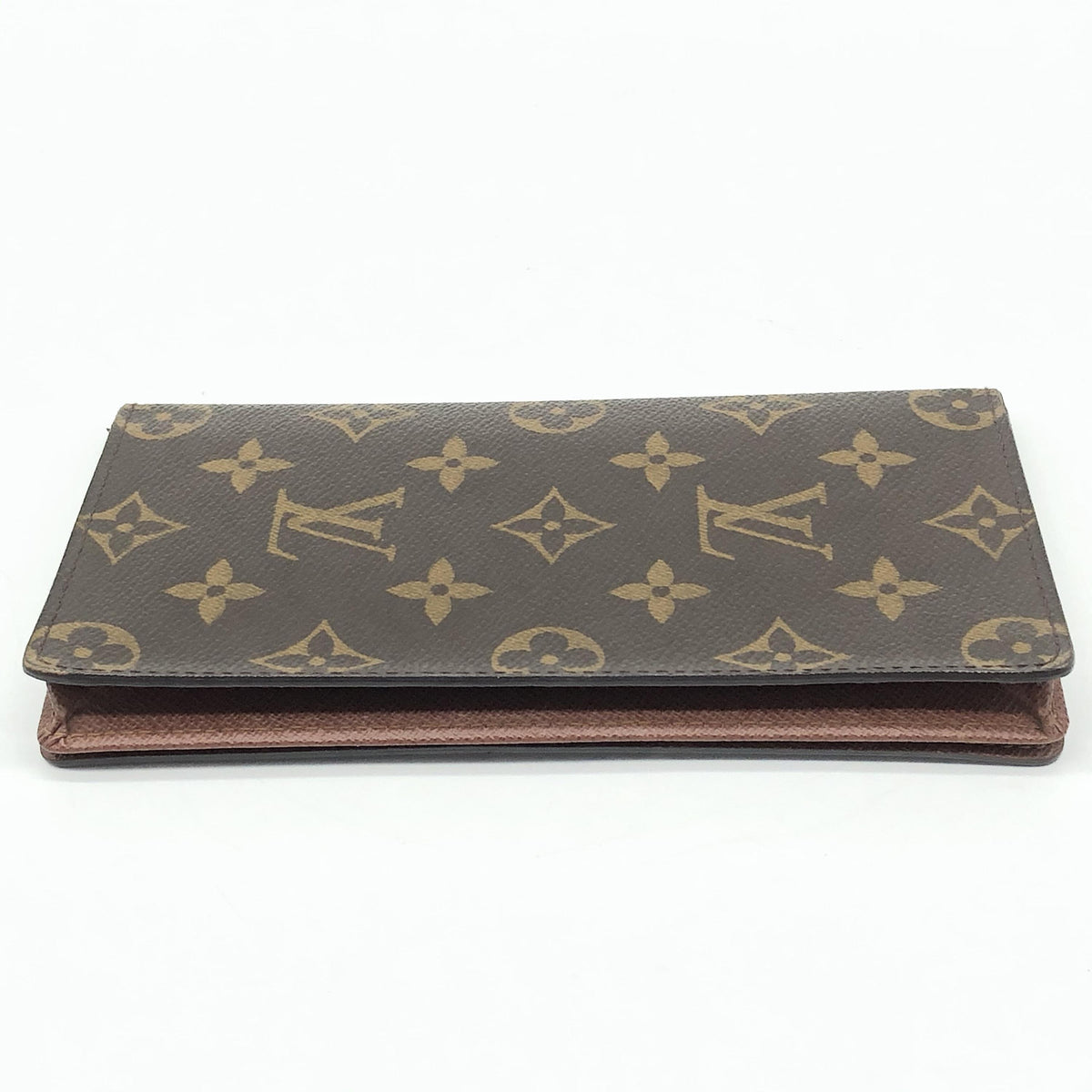 Louis Vuitton Long Wallet Bifold monogram canvas, Brown, Canvas, Wallet