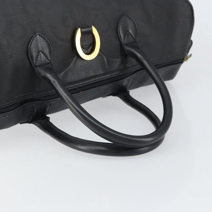 Christian Dior Vintage Trotter Boston Canvas, Black, Canvas, Travel Bag