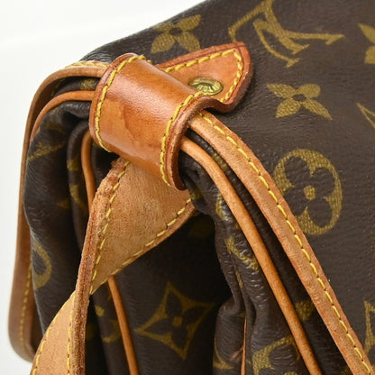 Louis Vuitton Saumur Monogram Canvas, Brown, Canvas, Shoulder Bag