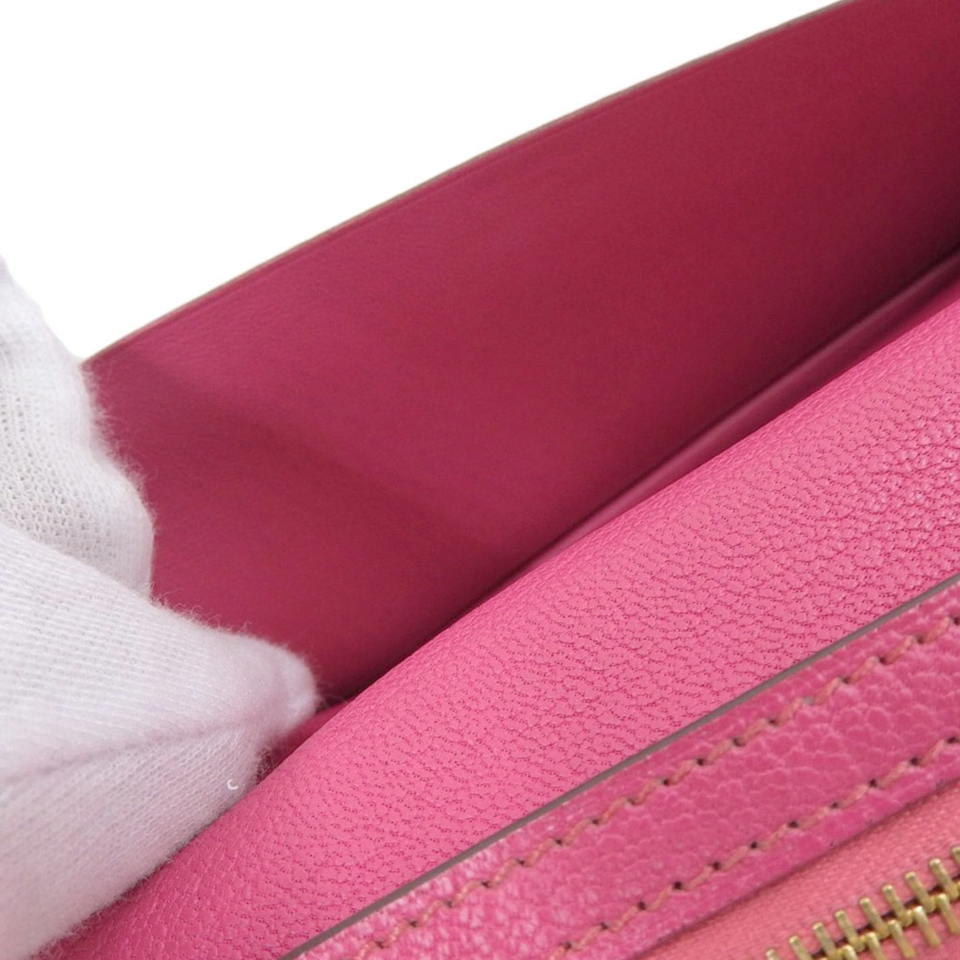 Hermès Béarn, Pink, Leather, wallet