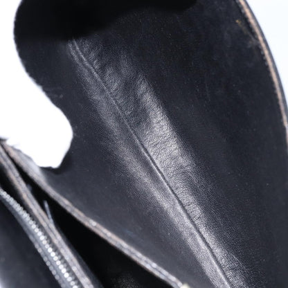 Celine Shoulder Leather, Black, Leather, Shoulder Bag