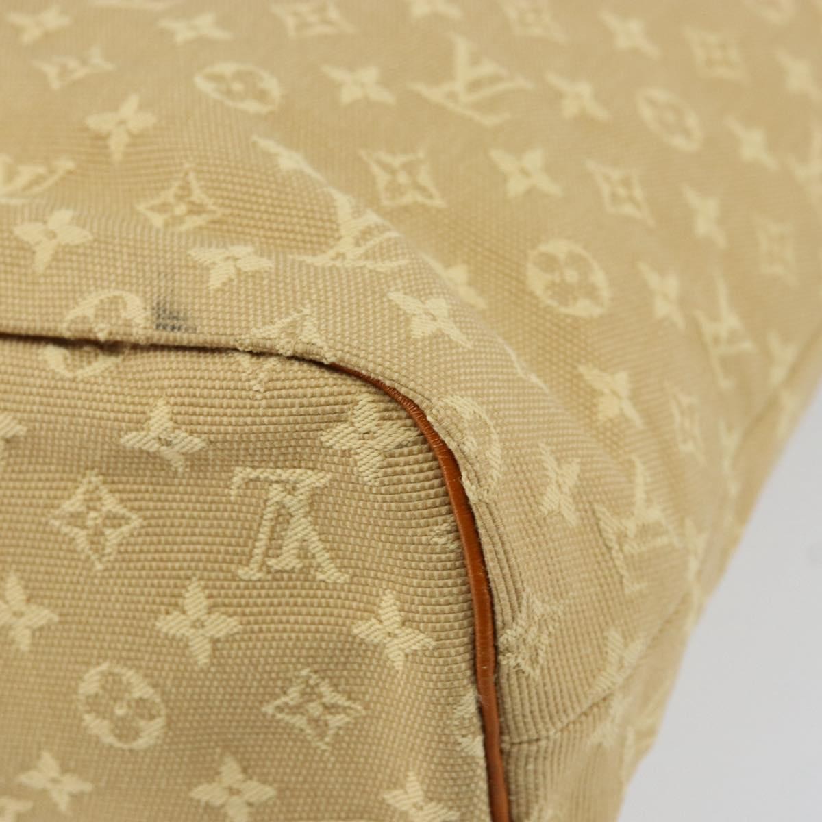 Louis Vuitton Lucille Mini Lin, Beige, Canvas, Handbag