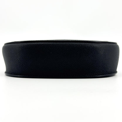 Celine Trotteur Calfskin, Black, Leather, Crossbody Bag