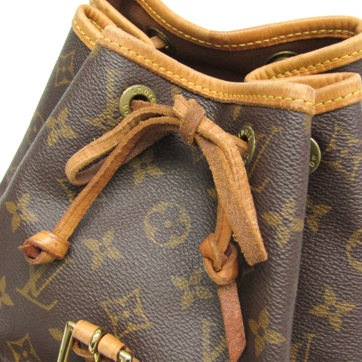 Louis Vuitton Vintage Montsouris Monogram Canvas, Brown, Canvas, Backpack