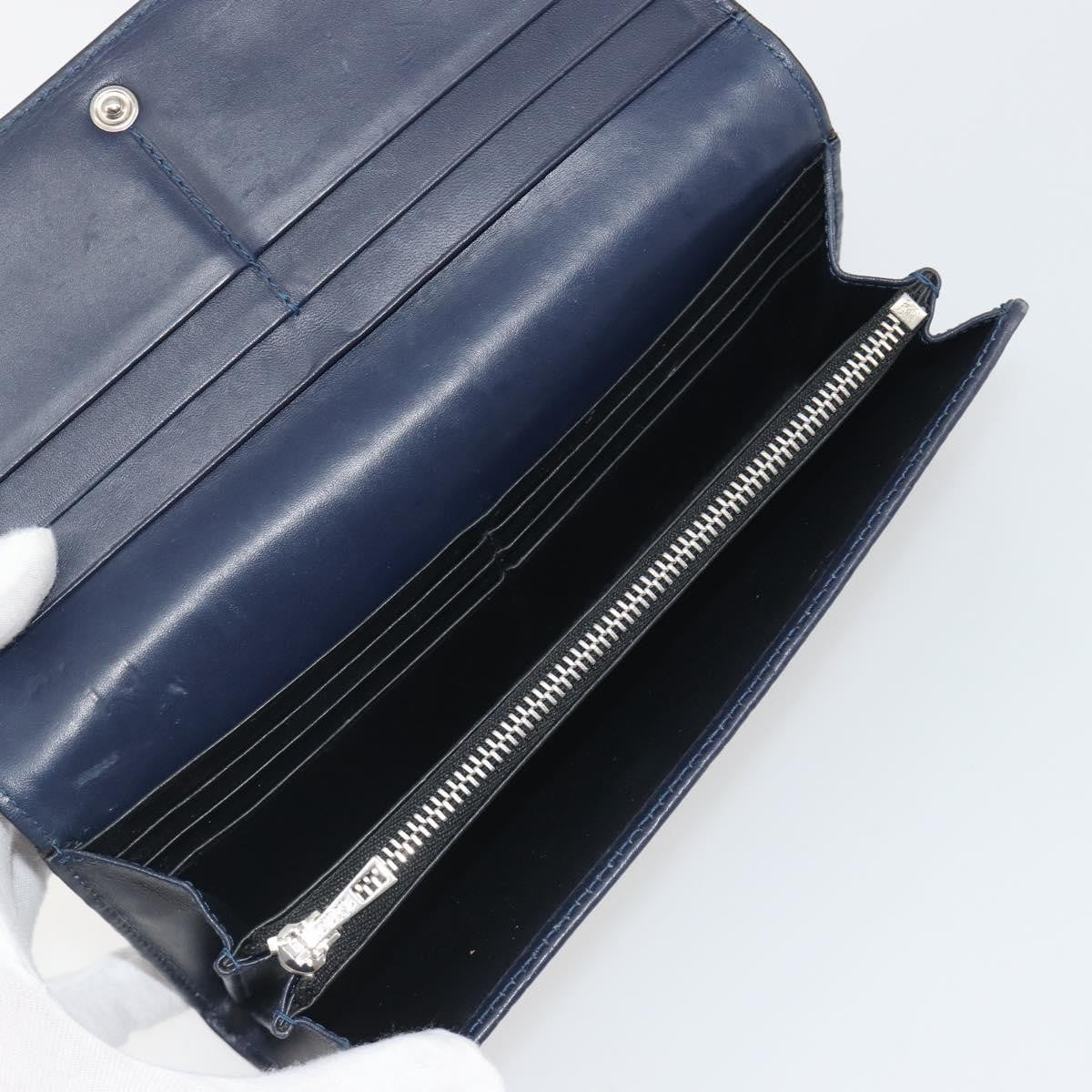 Loewe Anagram Leather, Navy, Leather, Wallet