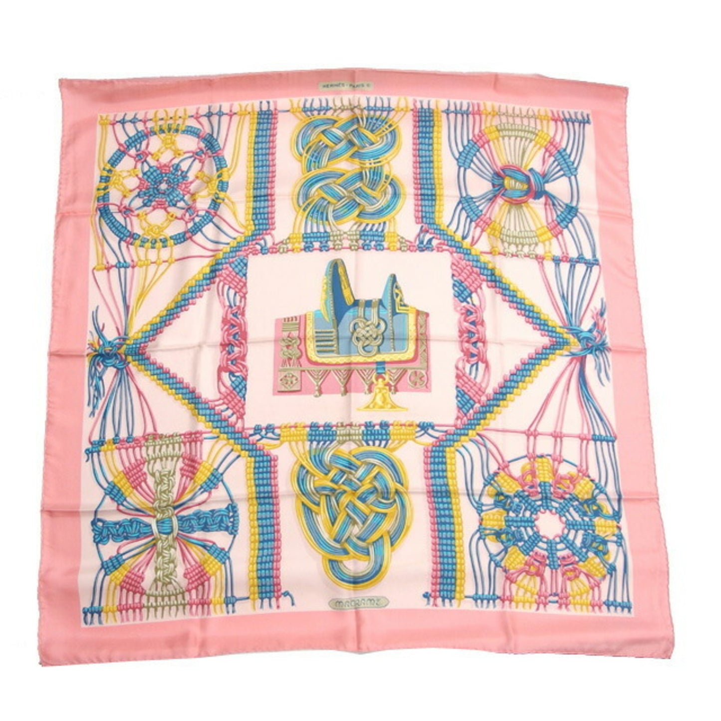 Hermès Carré 90, Multicolour, Silk, scarf