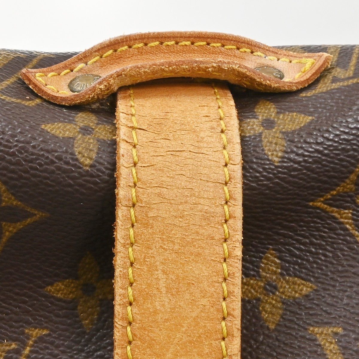 Louis Vuitton Saumur Monogram Canvas, Brown, Canvas, Shoulder Bag