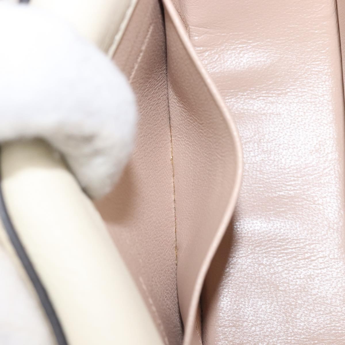 Chloe Nile Minaudière Leather, White, Leather, Handbag