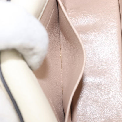 Chloe Nile Minaudière Leather, White, Leather, Handbag