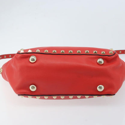 Valentino Garavani Rockstud Tote Soft Leather, Red, Leather, Tote Bag