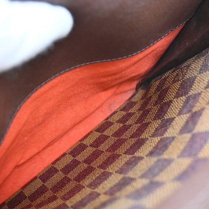 Louis Vuitton Triana Damier, Brown, Canvas, Handbag