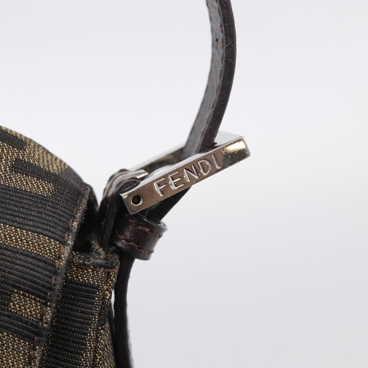 Fendi Mamma Baguette Zucca Jacquard Velvet, Multicolour, Canvas, Shoulder Bag