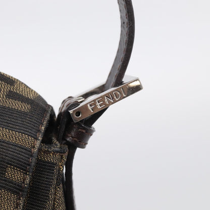 Fendi Mamma Baguette Zucca Jacquard Velvet, Multicolour, Canvas, Shoulder Bag