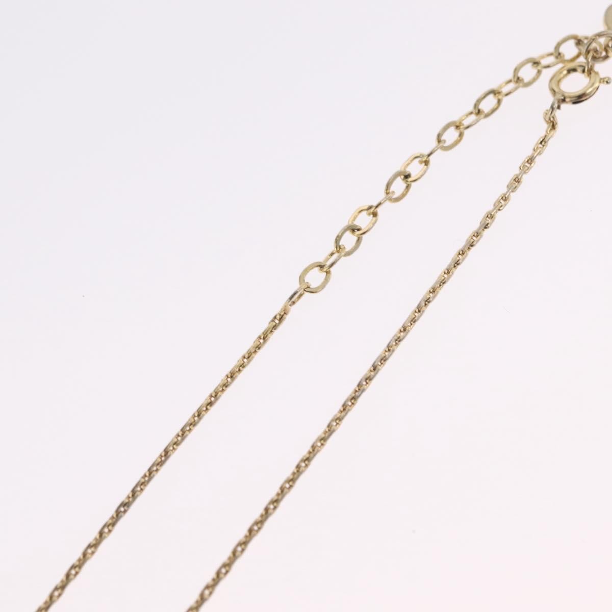 Christian Dior CD Pendant Metal, Gold, Metal, Necklace