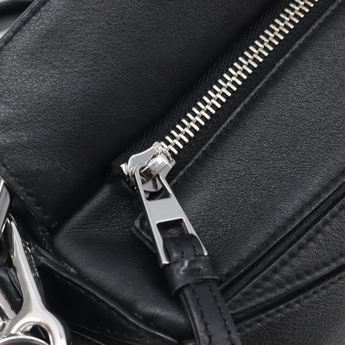 Loewe Puzzle Leather, Black, Leather, Handbag