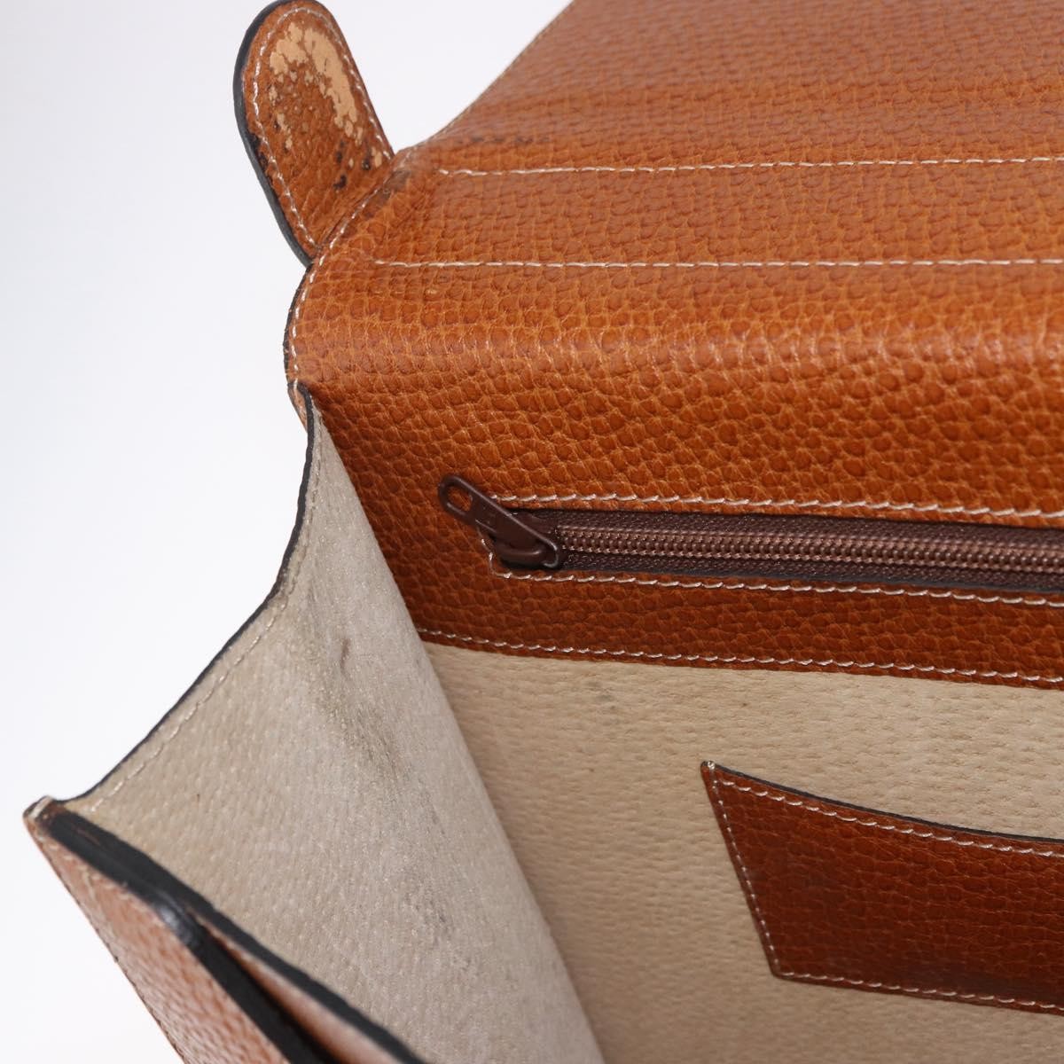 Loewe Anagram Business Leather, Brown, Leather, Briefcase
