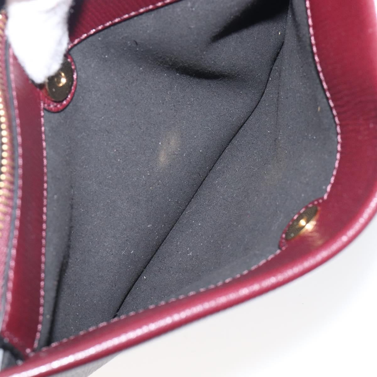 Givenchy Cross 3 Leather, Burgundy, Leather, Crossbody Bag