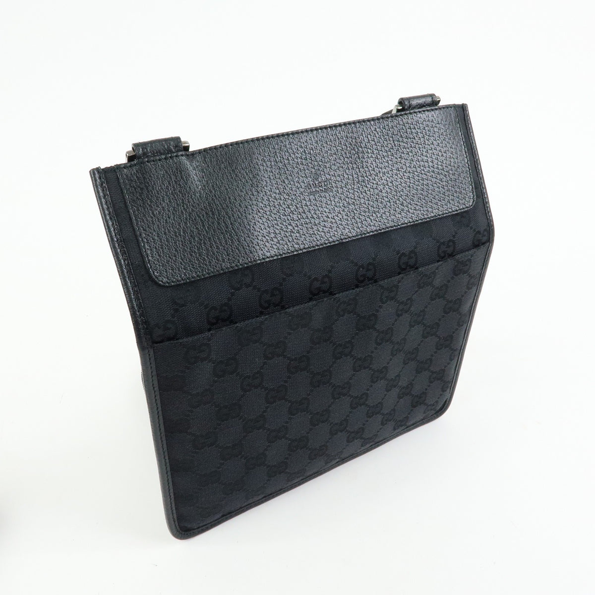 Gucci Shoulder Canvas, Black, Canvas, Shoulder Bag