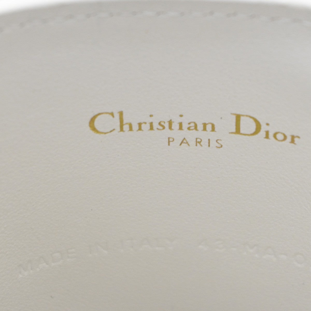 Christian Dior Vibe Bottle Holder Printed Leather, White, Leather, Shoulder Bag