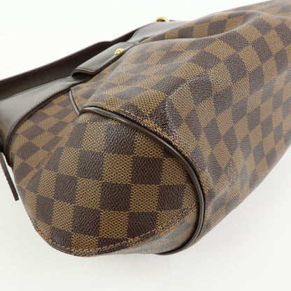 Louis Vuitton Sistina Damier, Brown, Canvas, Handbag