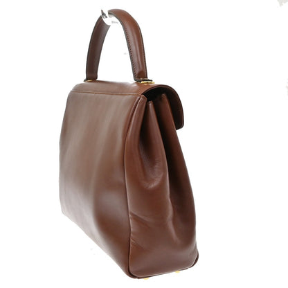 Salvatore Ferragamo Vintage Top handle Leather, Brown, Leather, Handbag
