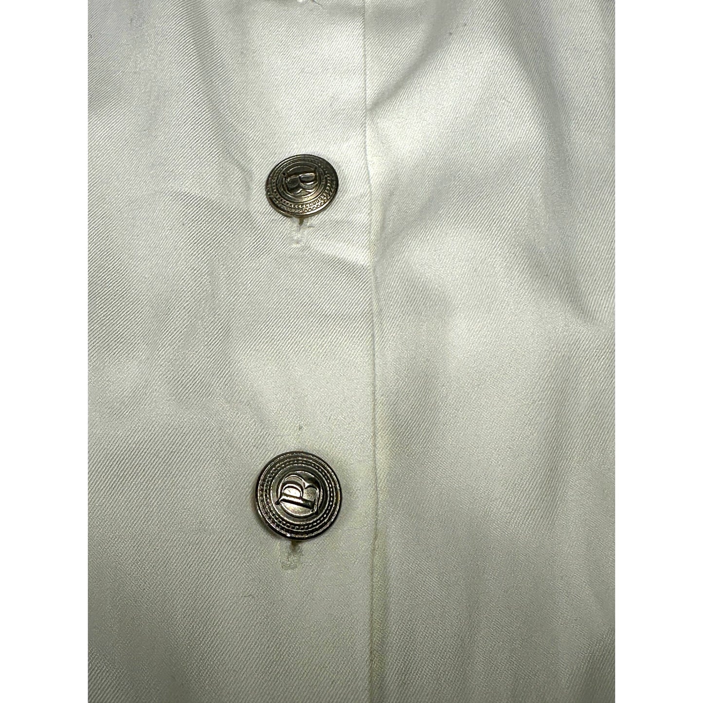 PIERRE BALMAN Button Down Cropped Shirt
