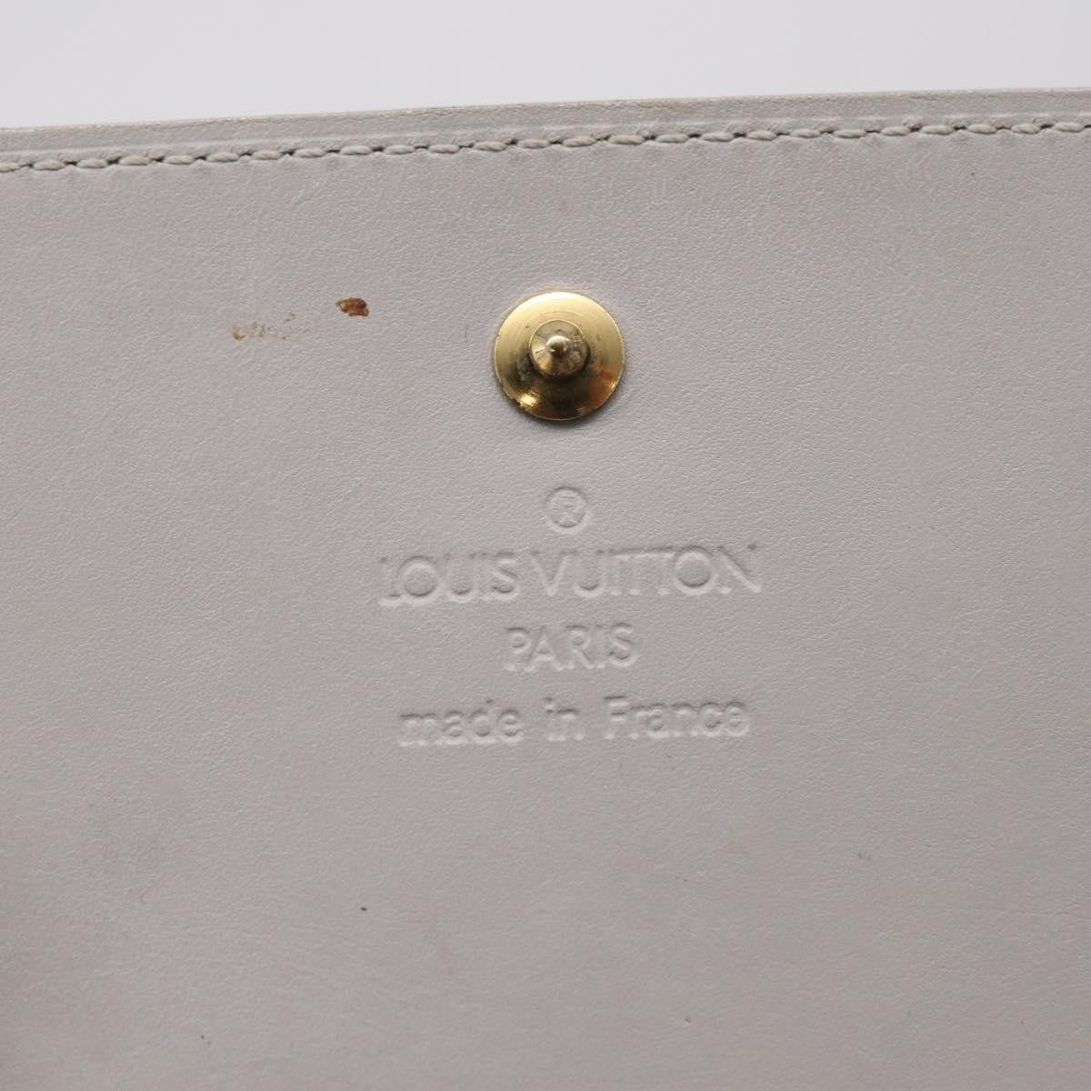 Louis Vuitton Walker Monogram Vernis, Gray, Patent Leather, Wallet