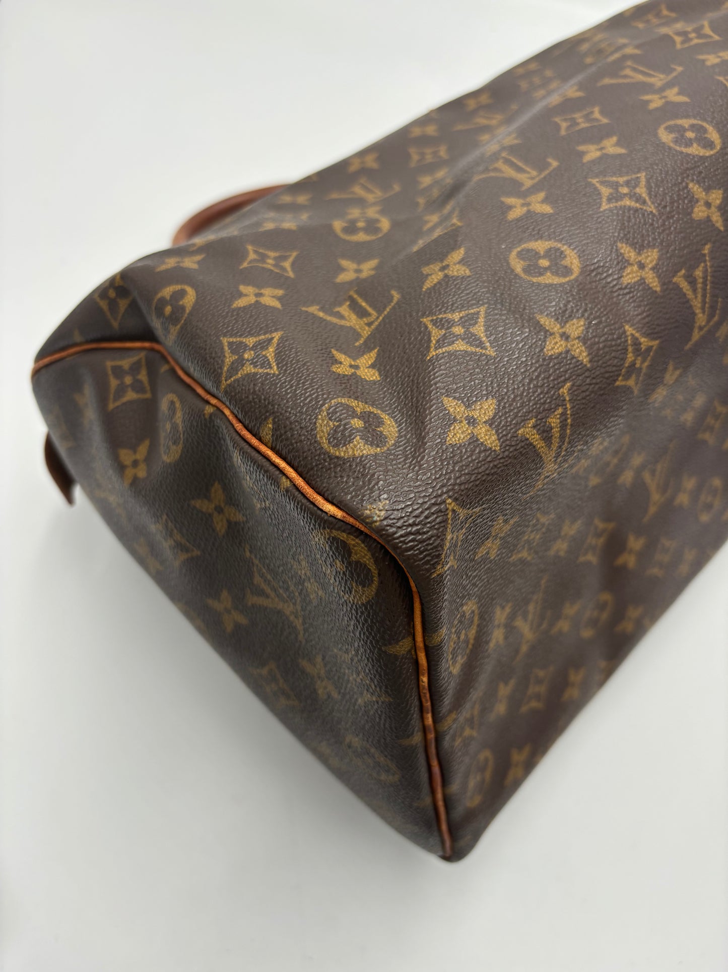Louis Vuitton Speedy Monogram Canvas, Brown, Canvas, Handbag