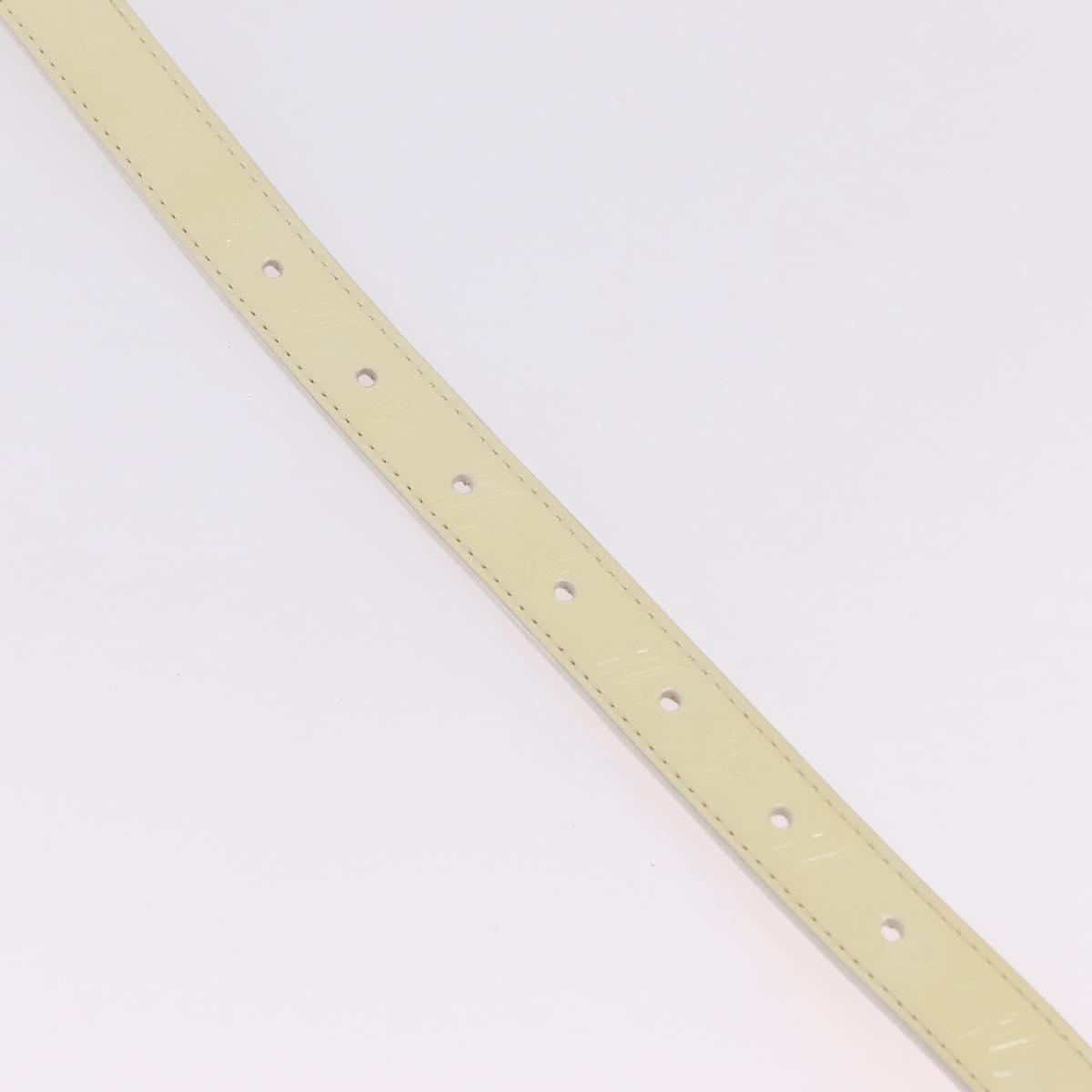 Louis Vuitton Vernis Belt LV Monogram Vernis, Beige, Patent Leather, Belt