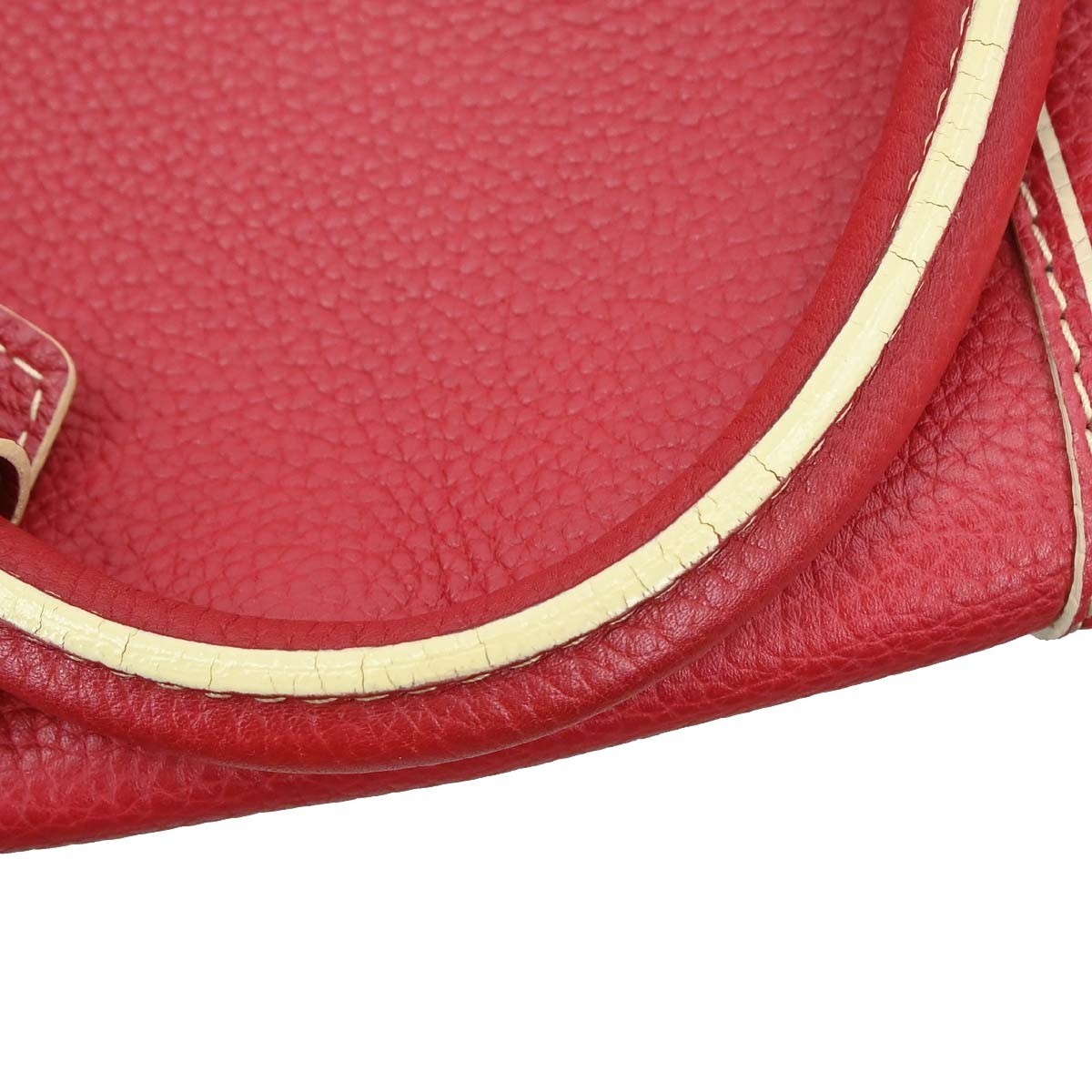 Louis Vuitton Carryall Leather, Red, Leather, Travel Bag