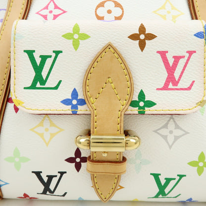Louis Vuitton Priscilla Monogram Multicolor, White, Canvas, Handbag
