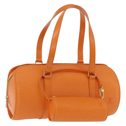 Louis Vuitton Soufflot Epi Leather, Orange, Leather, Tote Bag