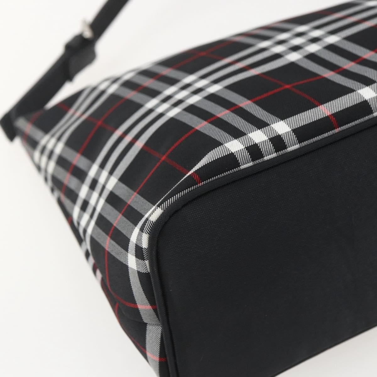 Burberry Nova Check Nylon, Black, Nylon, Handbag