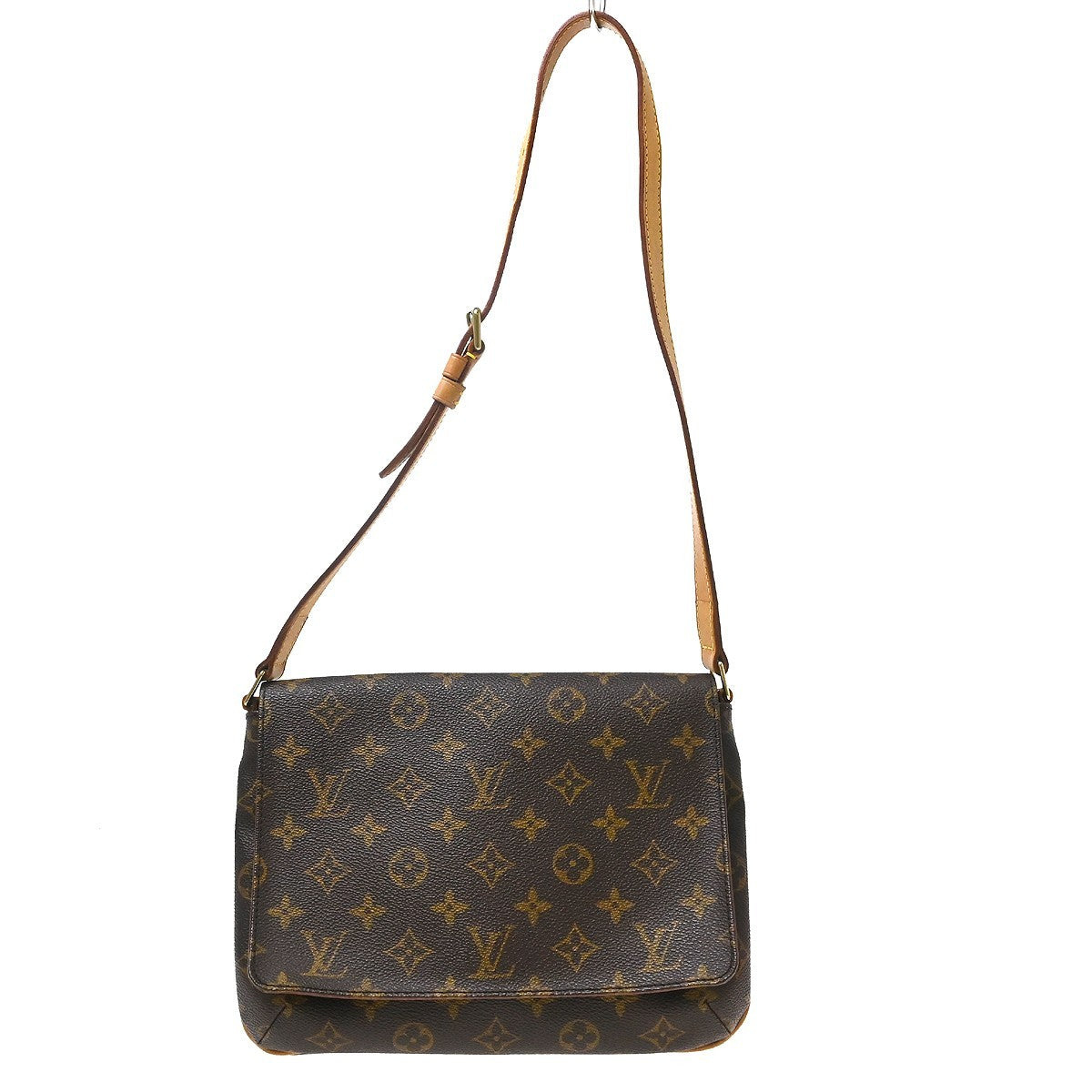 Louis Vuitton Musette Tango Monogram Canvas, Brown, Canvas, Shoulder Bag