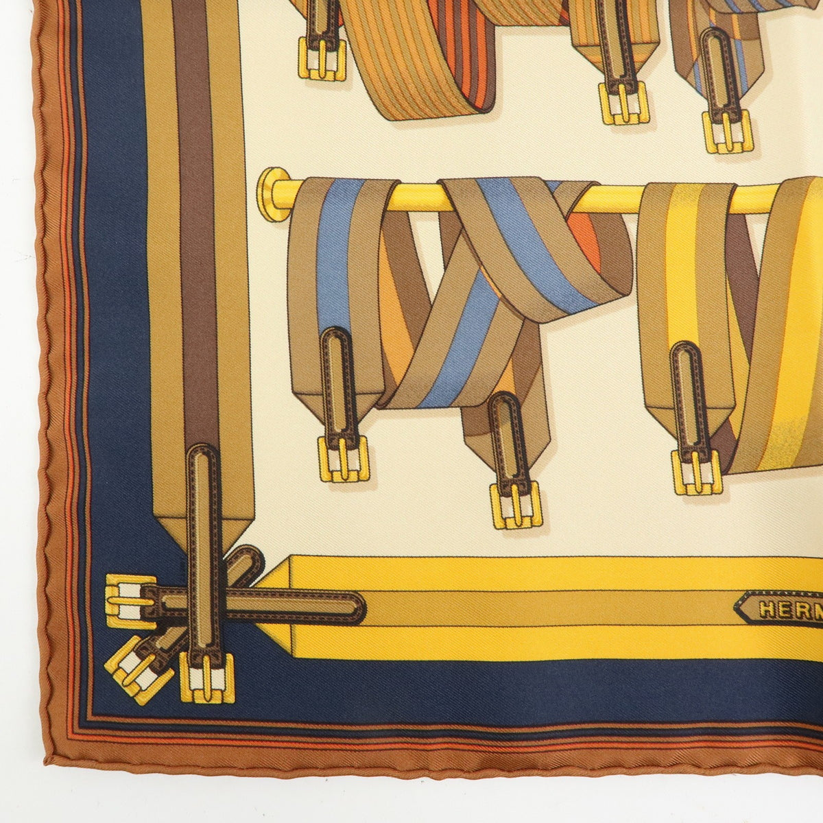 Hermes Carré 42 Silk, Multicolour, Silk, Scarf