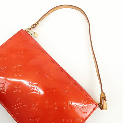 Louis Vuitton Lexington Pochette Monogram Vernis, Red, Patent Leather, Clutch