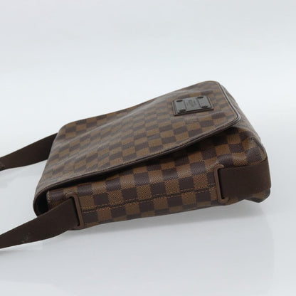 Louis Vuitton Brooklyn Damier Ebene, Brown, Canvas, Shoulder Bag