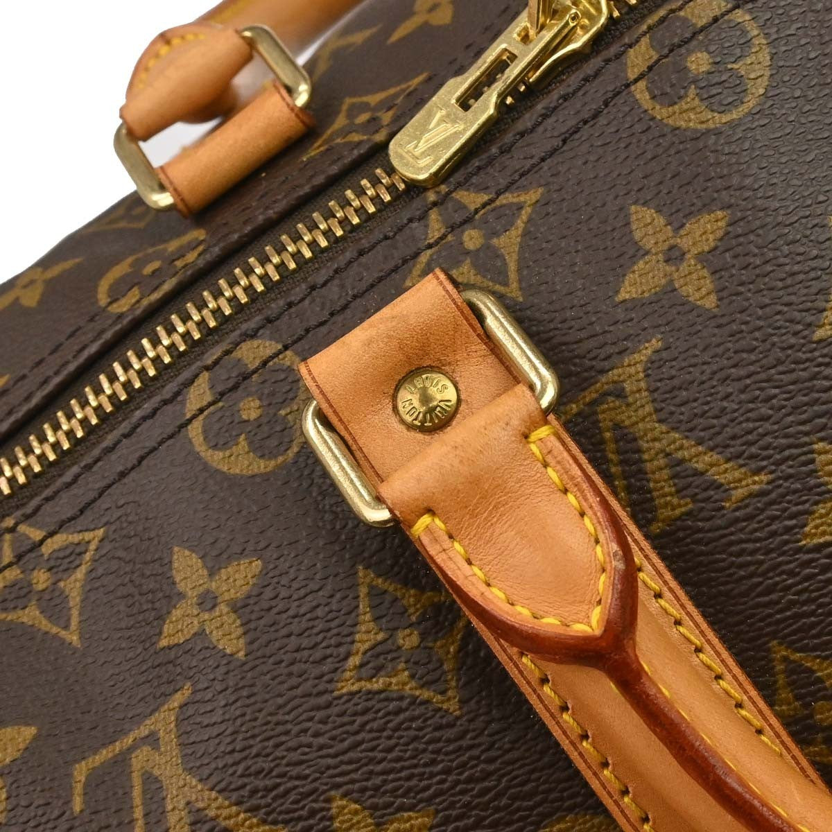 Louis Vuitton Keepall Monogram Canvas, Brown, Canvas, Travel Bag