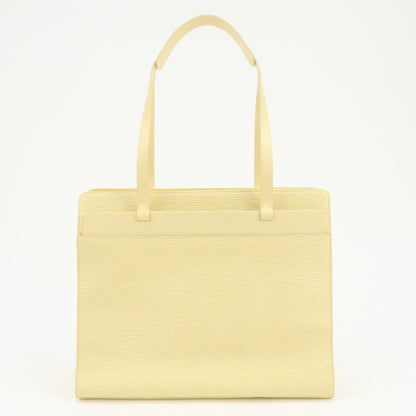 Louis Vuitton Croisette Epi Leather, Yellow, Leather, Tote Bag