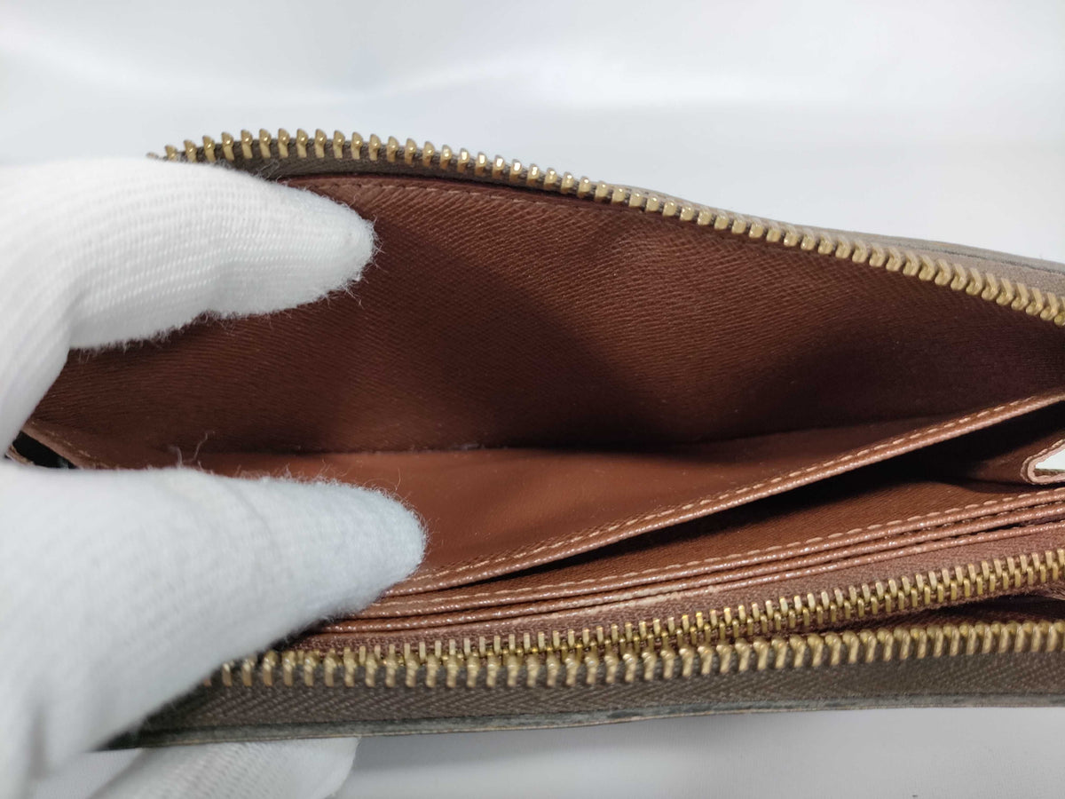 Louis Vuitton Zippy Monogram Canvas, Brown, Canvas, Wallet