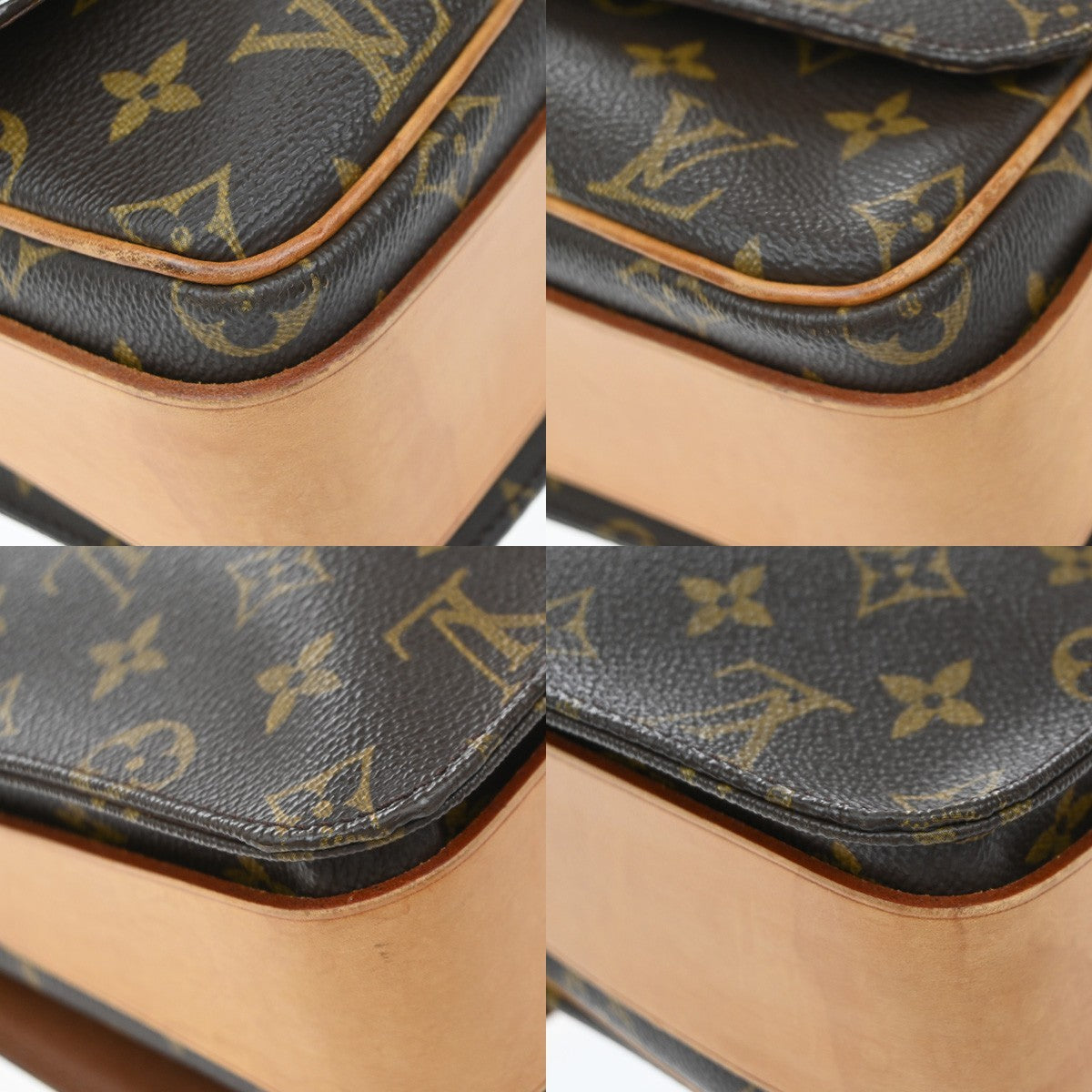 Louis Vuitton Cartouchiere Monogram Canvas, Brown, Canvas, Handbag