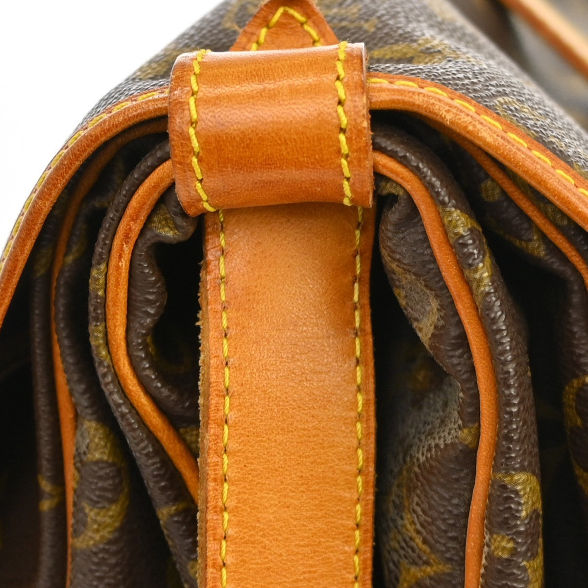 Louis Vuitton Saumur Monogram Canvas, Brown, Canvas, Shoulder Bag