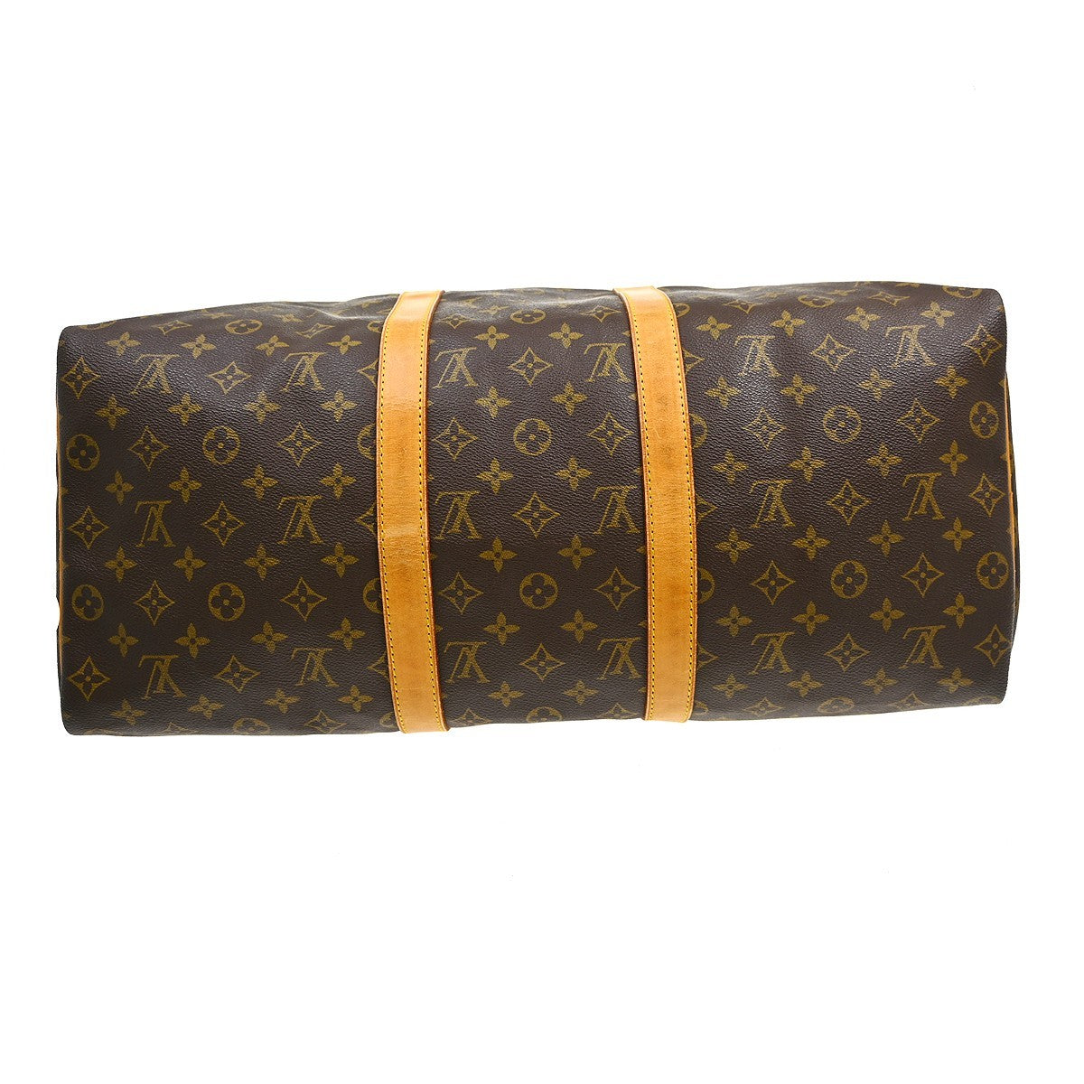 Louis Vuitton Keepall Monogram, Brown, Canvas, Travel Bag