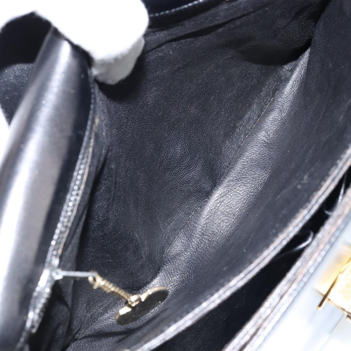 Celine Shoulder Leather, Black, Leather, Shoulder Bag