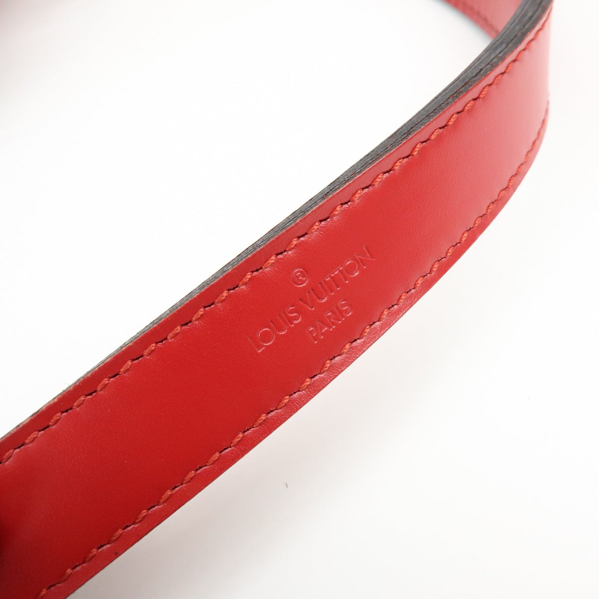 Louis Vuitton Petit Noe Epi Leather, Red, Leather, Handbag