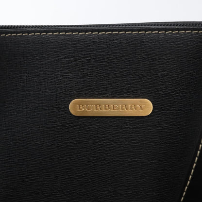 Burberry Vintage Leather, Black, Leather, Tote Bag