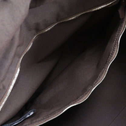 Hermès Acapulco, Brown, Canvas, handbag