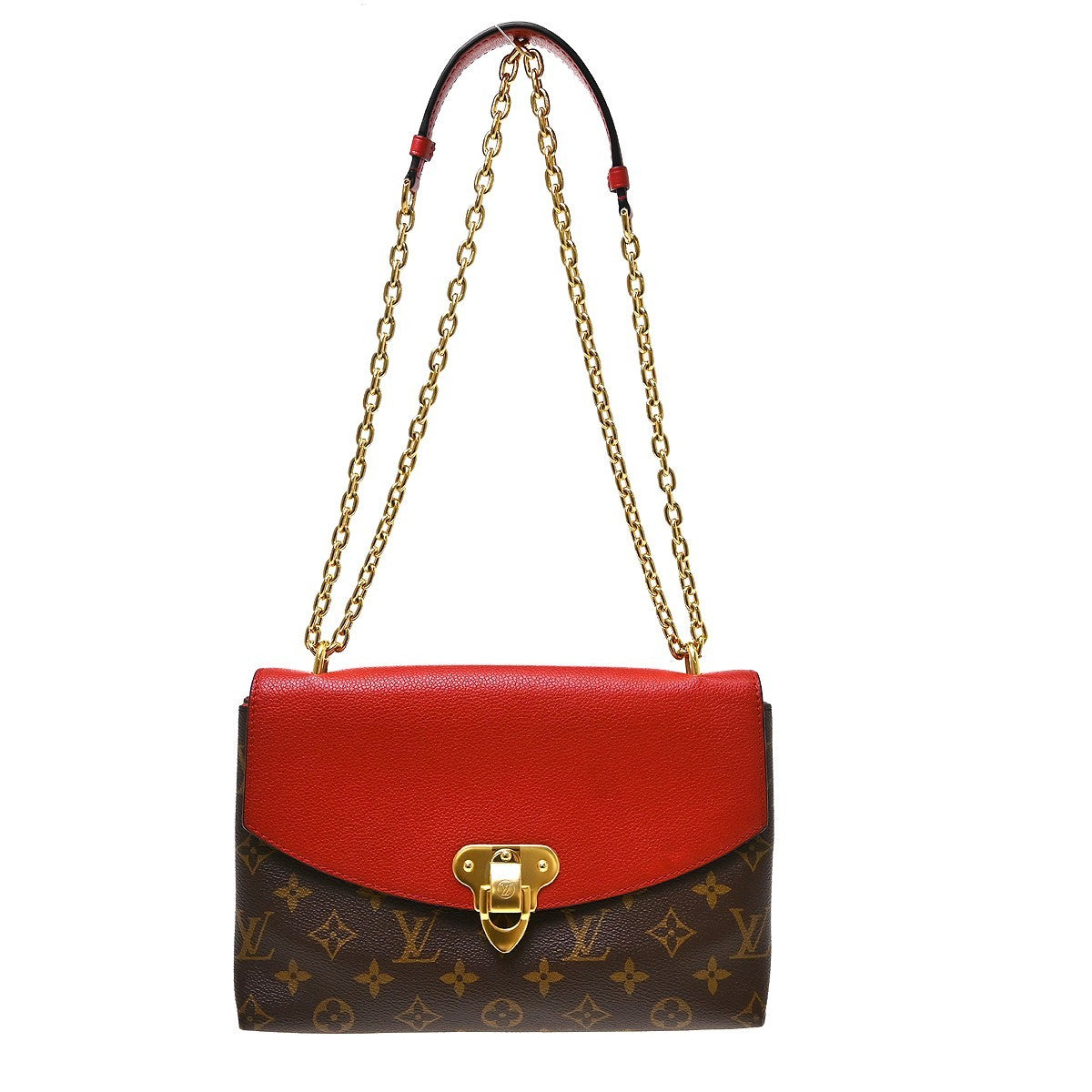 Louis Vuitton Saint Placide Monogram Canvas and Leather, Brown, Canvas, Shoulder Bag