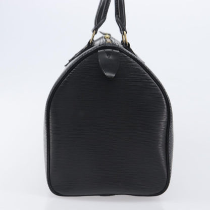 Louis Vuitton Speedy Epi Leather, Black, Leather, Handbag